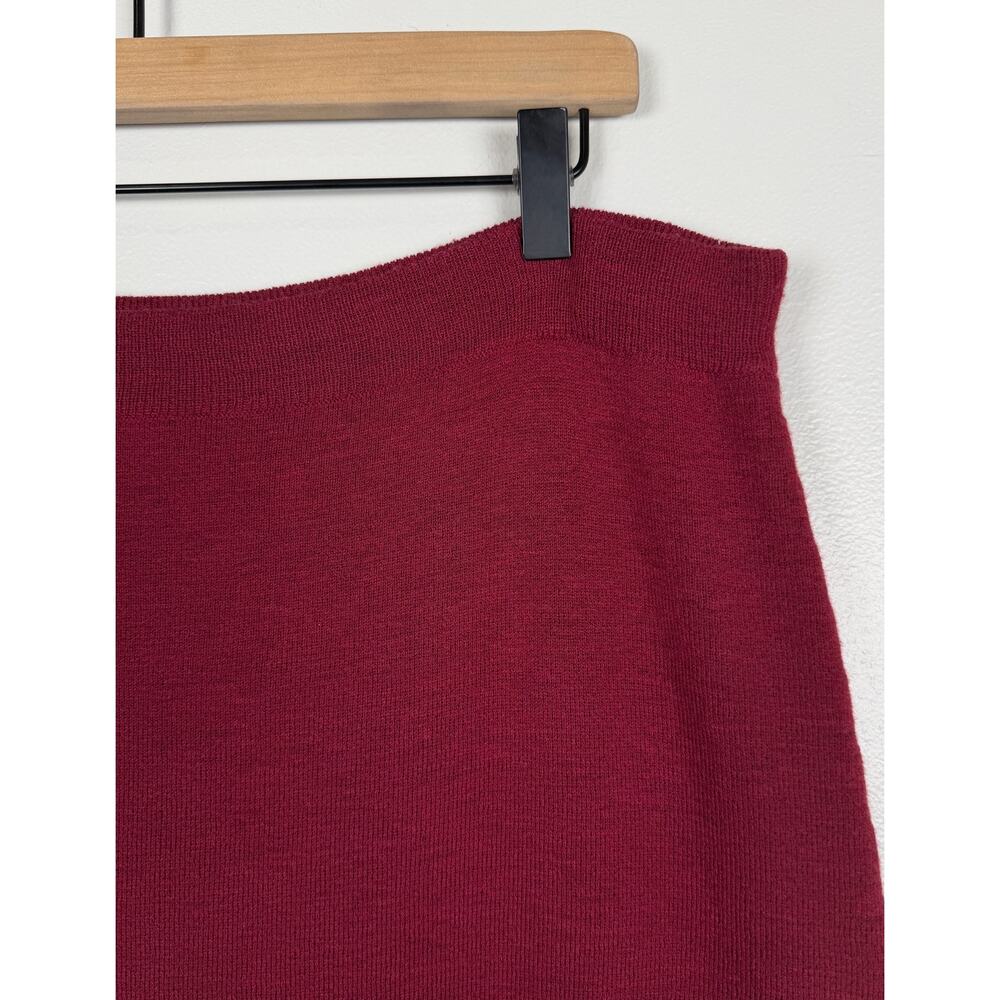 Eileen Fisher Women's Burgundy Maxi Skirt 3 Piece Set - Picture 13 of 15